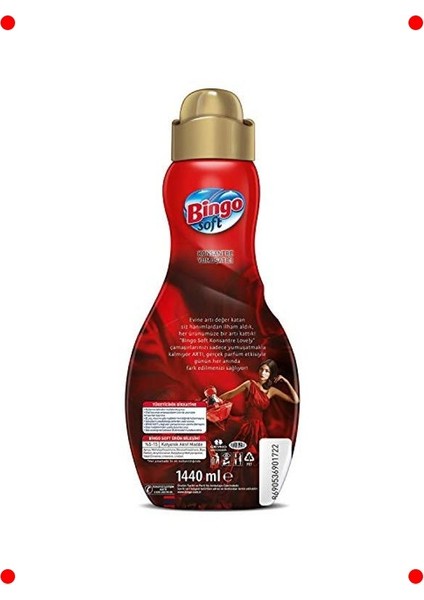 Konsantre Çamaşır Yumuşatıcısı Lovely Esansı 1440 ml fiyatları