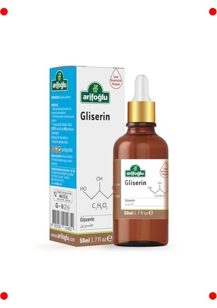 Doğal Gliserin 50ML - Yoğun Cilt Nemlendirici