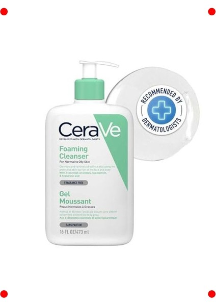 Normal ve Yağlı Ciltler Için Köpüren Temizleyici