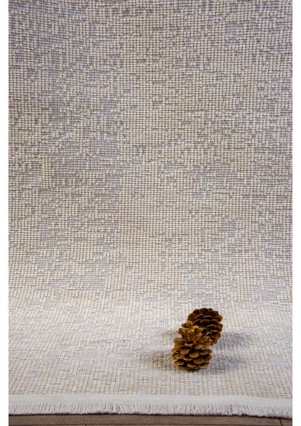 Beyaz Krem Şönil Kilim Halı – Salon, Oturma Odası, Çocuk Odası ve Mutfak Yolluk Makine Dokuma Hasır/sisal Desen fırsatları