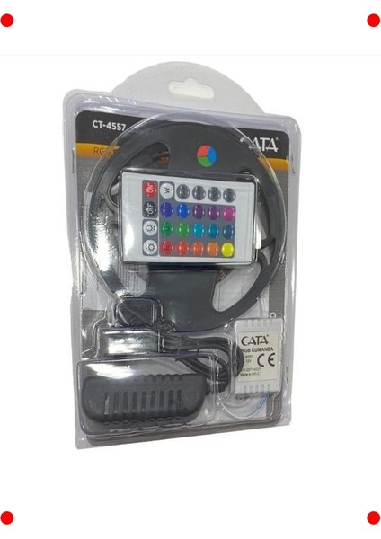 5 Metre Rgb Şerit LED Seti Kumandalı ve Trafolu modelleri