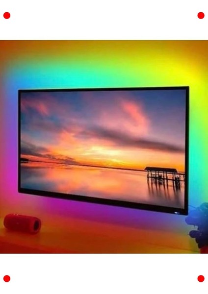5 Metre Rgb Şerit LED Seti Kumandalı ve Trafolu fırsatları