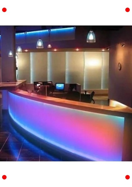 5 Metre Rgb Şerit LED Seti Kumandalı ve Trafolu indirimleri