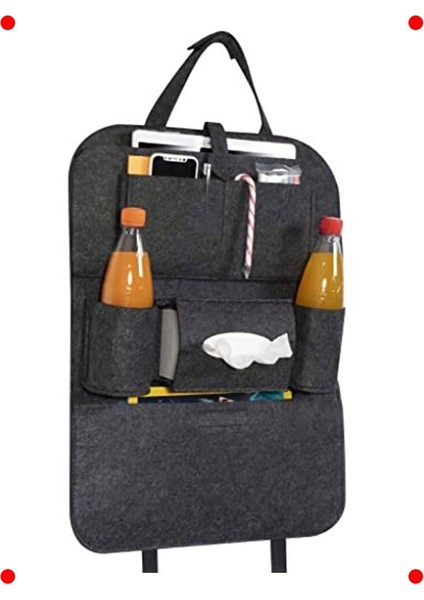 Araç Koltuk Arkası Keçe Eşya ve Bagaj Düzenleyici