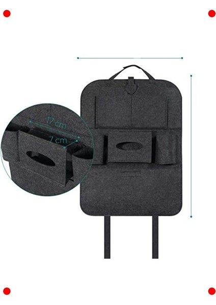 Araç Koltuk Arkası Keçe Eşya ve Bagaj Düzenleyici fırsatları