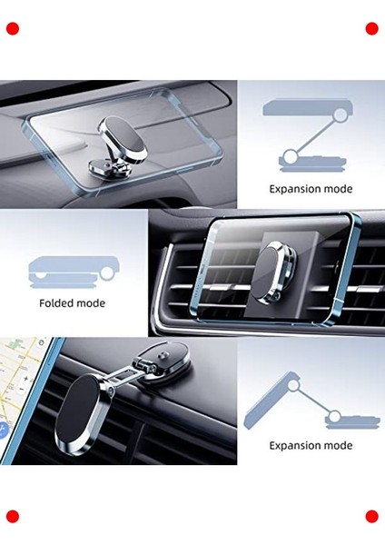 360° Dönebilen Manyetik Araç Telefon Tutucu - Evrensel fiyatları