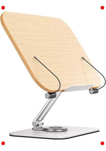 Ayarlanabilir Kitap/tablet Standı - Çelik & Ahşap