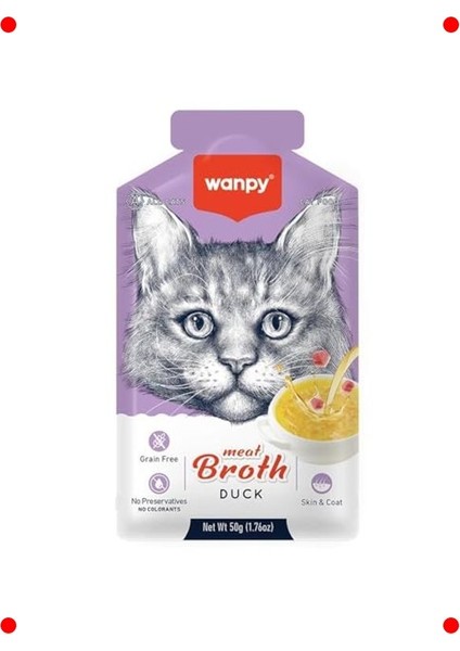 Kediler Için Ördek Eti Çorbası 50G