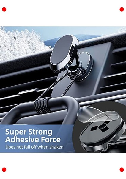 360° Dönebilen Manyetik Araç Telefon Tutucu - Evrensel indirimleri