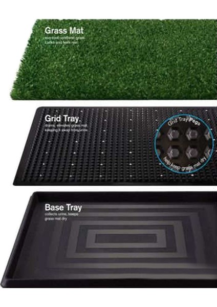 Pet Park Köpek Tuvalet Eğitim Parkı Büyük, 64CM x 51CM x 3.8cm fiyatları