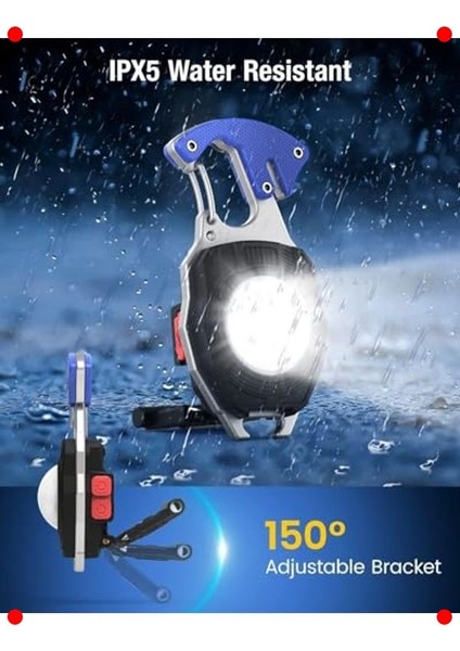 Çok Fonksiyonlu Mini Fener & Anahtarlık (800 Lümen) indirimleri
