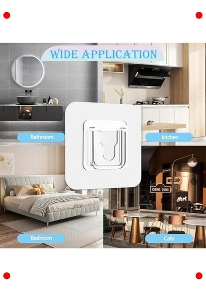 10 Çift Delmesiz Güçlü Yapışkanlı Asma Aparatı fırsatları