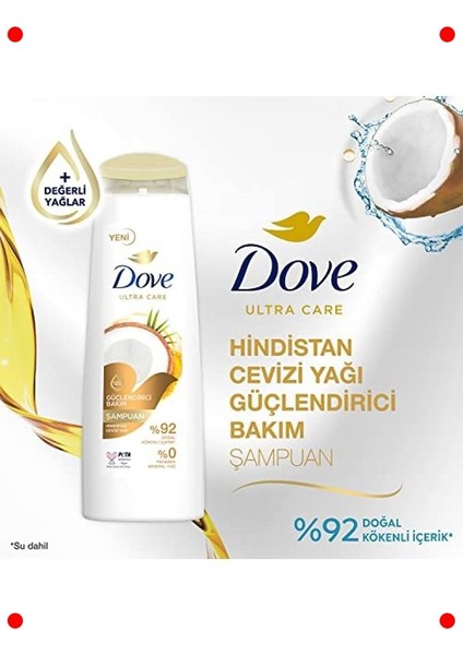 Güçlendirici Bakım Saç Şampuanı Hindistan Cevizi Yağı 400 ml modelleri