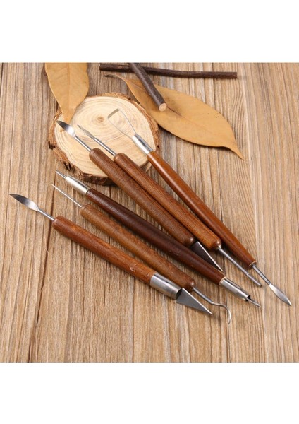 Seramik Kil Hamuru Detay Seramik Seti 6'lı Modelleme Modelaj Seti Premium Kalite fiyatları