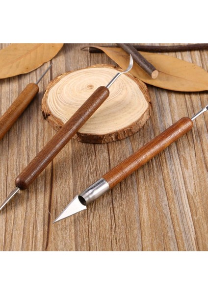 Seramik Kil Hamuru Detay Seramik Seti 6'lı Modelleme Modelaj Seti Premium Kalite modelleri