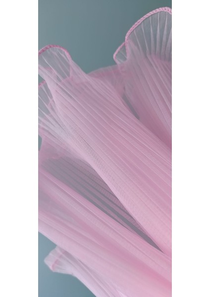 Toz Pembe Çiçek Tülü – 70 cm modelleri