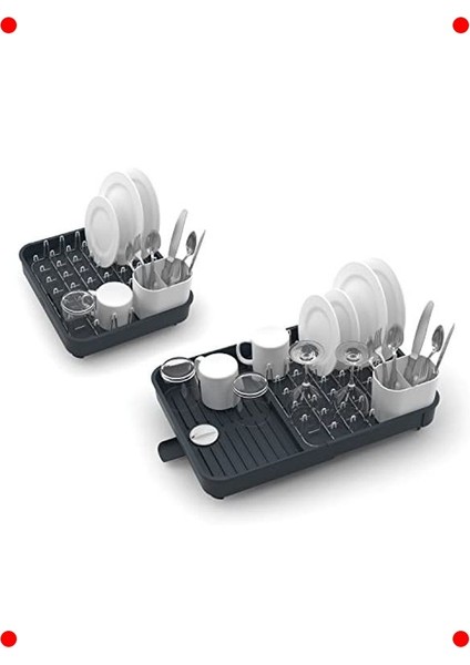 Genişletilebilir Bulaşık Süzgeci & Çatal Bıçaklık - Gri indirimleri