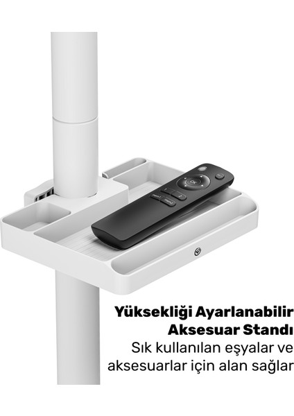 STD3822TWE 17"- 43" Vesa Tekerlekli Dikey/yatay Dönebilen Mobil Monitör/tv Standı indirimleri