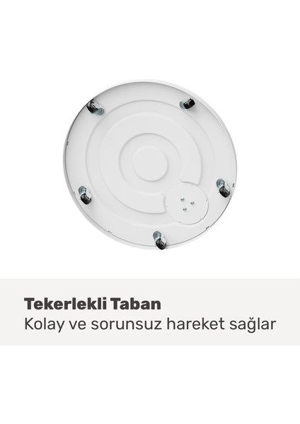 STD3822TWE 17"- 43" Vesa Tekerlekli Dikey/yatay Dönebilen Mobil Monitör/tv Standı