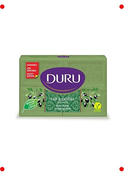 Saf ve Doğal Zeytinyağı Sabunu - 4X150 gr