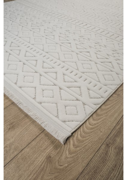 Krem Sisal Bukle Dokuma Hasır Desen Saçaklı Makine Halısı – Salon, Mutfak, Çocuk Odası Yolluk Halı fırsatları