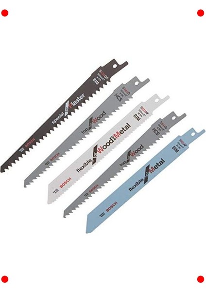 Akülü Panter Testere Bıçağı Seti - 5 Parça, Yeşil fiyatları