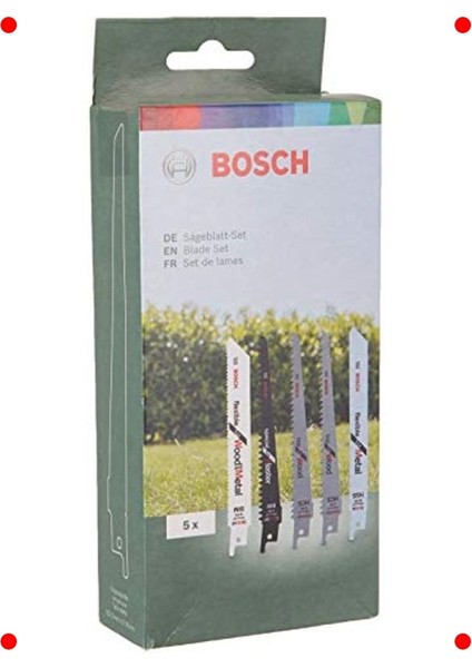 Akülü Panter Testere Bıçağı Seti - 5 Parça, Yeşil modelleri