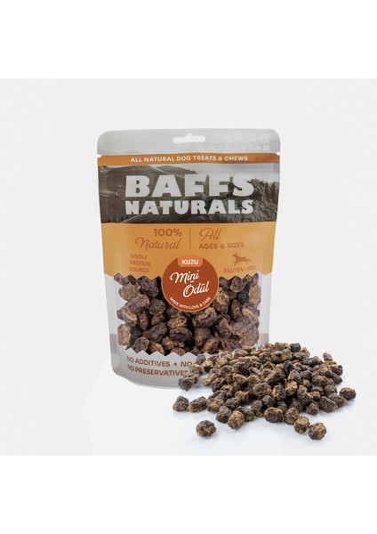 Baffs Naturals Kuzu Mini Ödül %100 Doğal Köpek Ödül Maması 100 gr fiyatları