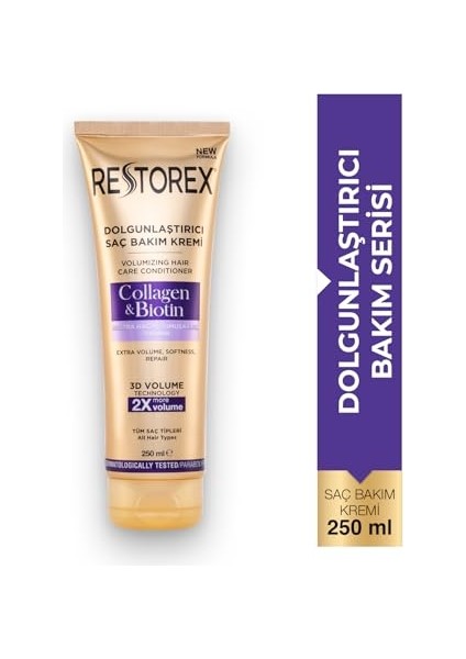 Kolajen & Biotinli Dolgunlaştırıcı Saç Kremi 250ML fiyatları