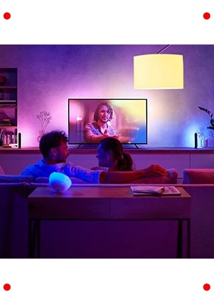 Akıllı Renkli Tv LED Şerit Aydınlatma - 75 Inç (Gradient) fiyatları