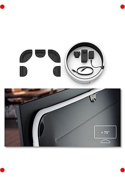 Akıllı Renkli Tv LED Şerit Aydınlatma - 75 Inç (Gradient) indirimleri