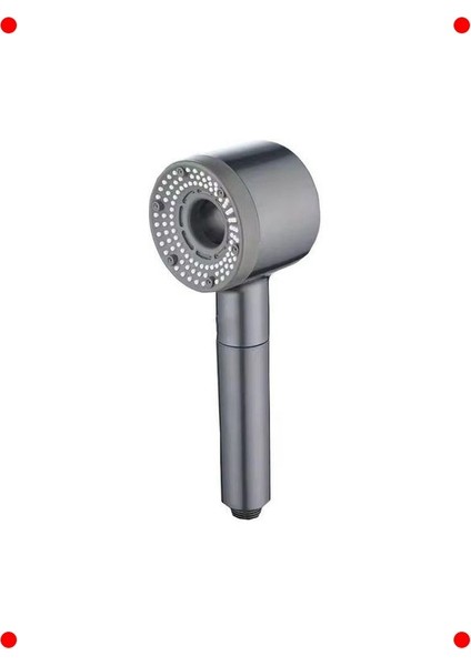 5 Fonksiyonlu Ayarlanabilir Turbo Duş Başlığı - Gri