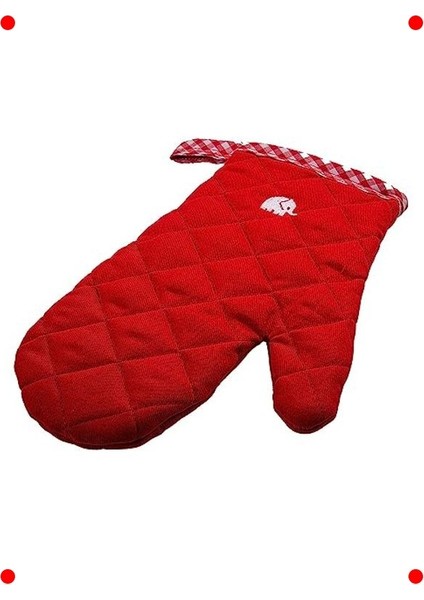 Kırmızı Isıya Dayanıklı Fırın Eldiveni