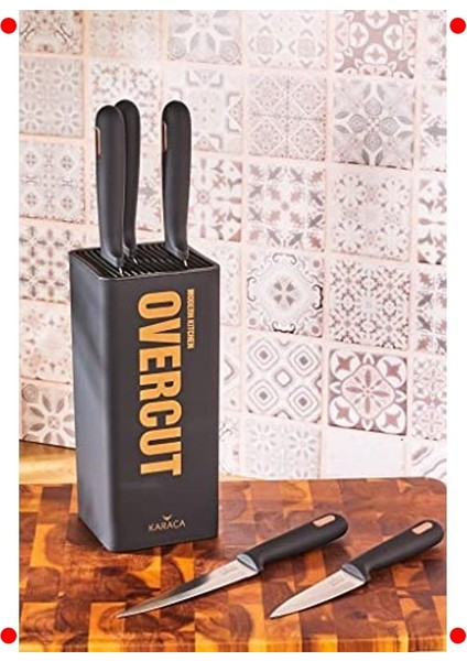 6 Parça Profesyonel Mutfak Bıçak Seti (Siyah) indirimleri