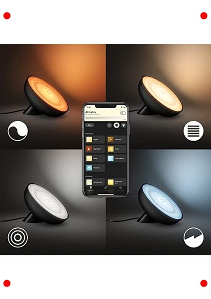 Akıllı LED Masa Lambası - Bluetooth Özellikli indirimleri