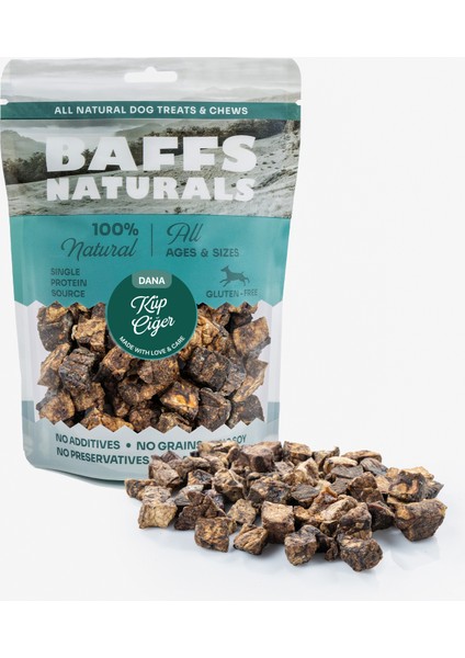 Dana Küp Ciğer %100 Doğal Köpek Ödül Maması 100 gr fiyatları