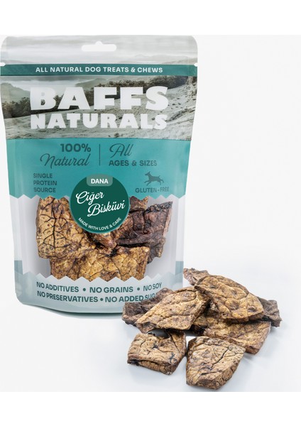 Dana Ciğer Bisküvi Köpek Ödül Maması 100 gr fiyatları