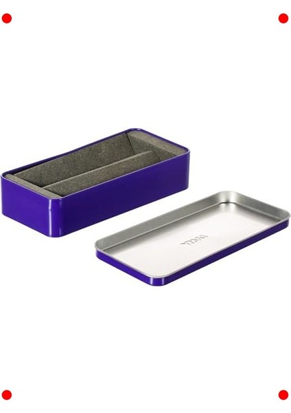 Mor Metal Kalem Kutusu | 2-3 Kalem Için Zarif Saklama fiyatları