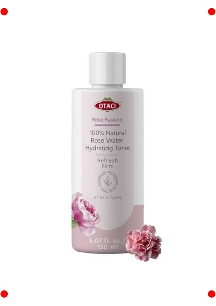 %100 Doğal Saf Gül Suyu