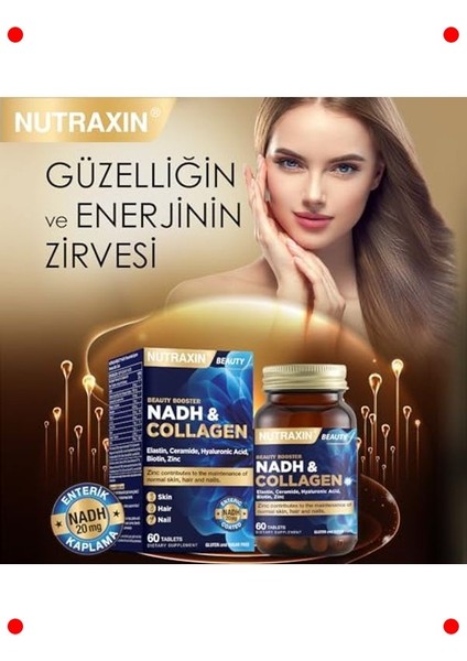 Kolajen, Nadh, Hyaluronik Asit Cilt Saç Tırnak 60 Tablet fiyatları