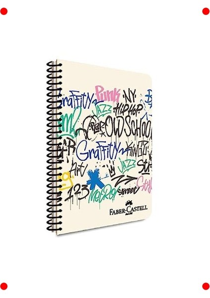 A4 Kareli Spiralli Defter - 80 Yaprak, Dayanıklı Kapak