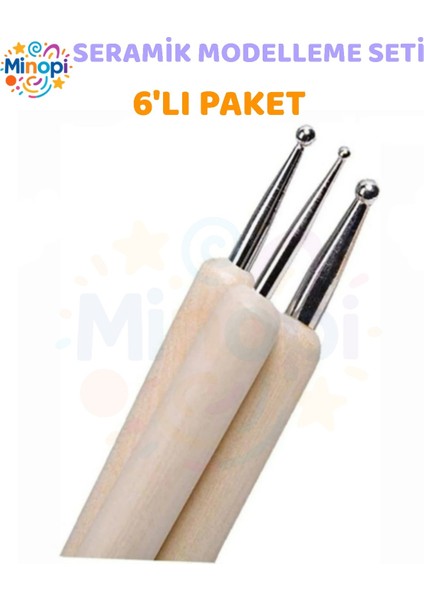 Seramik Kil Çömlek Şekillendirici 6 Lı Seramik Modelaj Oyma Seti Heykel Katlama Kalemi Oyma modelleri