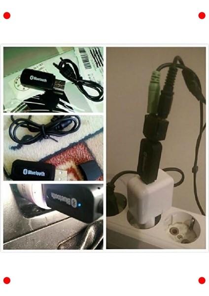 Araç Içi Bluetooth Müzik Alıcısı – Aux Girişli Kit modelleri