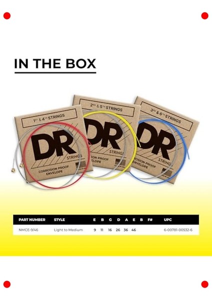 Neon Efektli Elektro Gitar Teli Siyah Set fırsatları