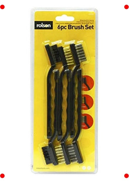 6 Parça Çeşitli Tel Fırça Seti fiyatları