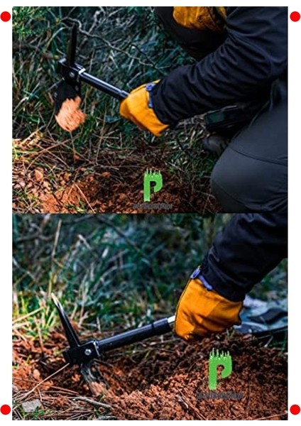 Katlanır Çok Fonksiyonlu Kamp Küreği Seti fırsatları