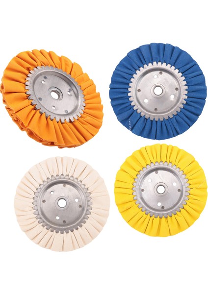 Hava Yolu Parlatma Tekerleği Seti, Açı Taşlama Makinesi Için Ahşap Işleme Makineleri Bez Tekerlekleri, 8 Inç Çap, 4 Adet (Yurt Dışından) fırsatları