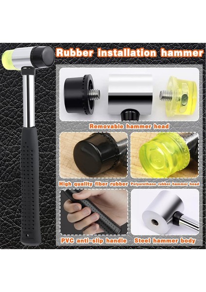 Deri Perçinler, 600 Adet Çok Renkli Çift Kapaklı Perçinler, Delikli Delgeç, Delme Aleti ve Kauçuk Çekiçli Deri Perçin Seti (Yurt Dışından) fırsatları