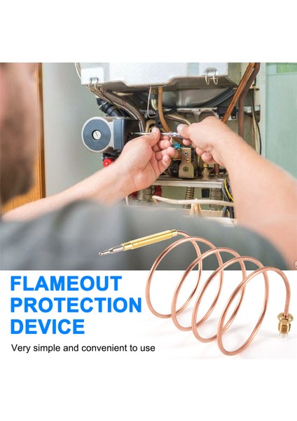 900 mm Gazlı Ocak Üniversal Termokupl Kiti M6X0.75 Dökülmüş Somunlarla (Beş) Yedek Termokupl (Yurt Dışından) fırsatları