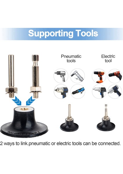 40 Parça Hızlı Değişim Disk Seti, 1/4 Inç Tutucu ile 2 Inç A/o Zımpara Diskleri, Taşlama Makinesi Için Yüzey Hazırlama Diskleri (Yurt Dışından) modelleri